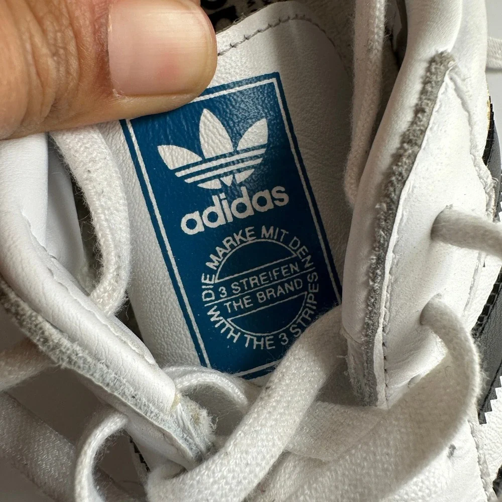Adidas Samba OG White Black Gum B75806 Mens Size 8 Low Top Sneakers